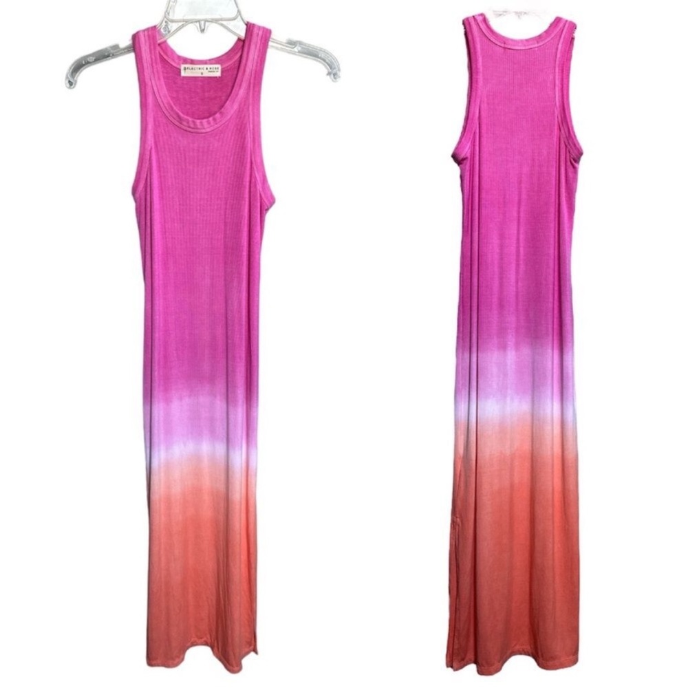 Electric & Rose Ombre Maxi 🩷🧡